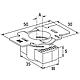 FCN Clix P galvanised rail nut