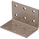 Perforated plate bracket DURAVIS® 40 x 40 x 60 mm, material: Steel, sendzimir-galvanised, surface: pearl beige RAL 1035