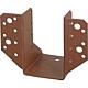 Beam bracket DURAVIS® 60 x 100 mm, type A, material: Steel, sendzimir-galvanised, surface: rust brown