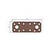 Raccord plat DURAVIS® 96 x 35 x 2,5 mm, matériau : Acier, galvanisé sendzimir, surface : brun rouille