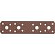 Raccord plat DURAVIS® 180 x 40 x 3,0 mm, matériau : Acier, galvanisé sendzimir, surface : brun rouille