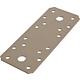 Flat strap DURAVIS® 133 x 55 x 2.5 mm, material: Steel, sendzimir-galvanised, surface: pearl beige RAL 1035