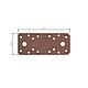 Flat strap DURAVIS® 133 x 55 x 2.5 mm, material: Steel, sendzimir-galvanised, surface: rust brown