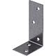 Bar bracket DURAVIS® 40 x 80 x 30 mm, unequal, material: Steel, blue galvanised, surface: black-diamond