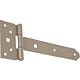 Bar hinge DURAVIS⌀ 192/45 x 90 mm, material: Steel, blue galvanised, surface: pearl beige RAL 1035