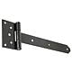 Bar hinge DURAVIS⌀ 192/45 x 90 mm, material: Steel, blue galvanised, surface: black-diamond