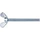 Wing screw DIN 316, malleable cast iron electrogalvanised, thread ø 8 mm