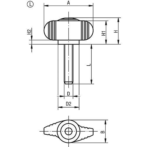 Butterfly handles Miniwing Anwendung 1