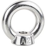 Ring nut, stainless steel A2