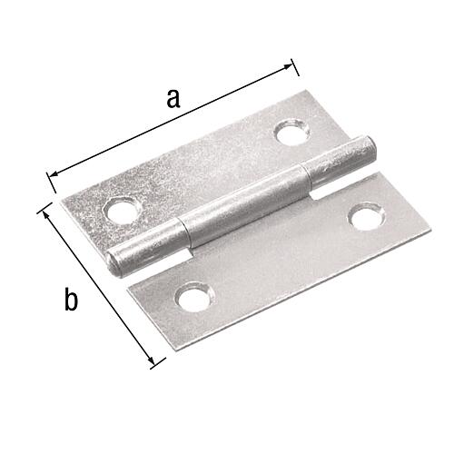 Hinges, half-width Anwendung 1