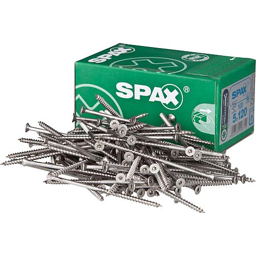 SPAX® vis universelle, ø filetage d1: 5,0 mm, ø tête : 9,7 mm, emballage standard