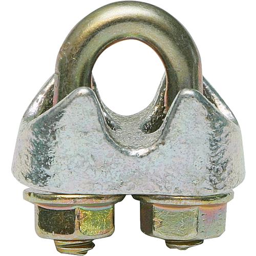 Galvanised cable clip 6.5 mm Standard 1