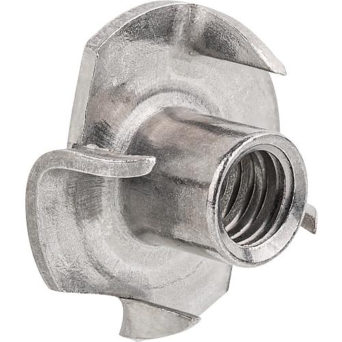 Drive-in nuts, stainless steel A2 Standard 1