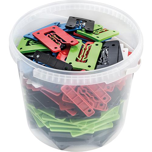 SILISTO® Fixis spacer blocks, in a bucket, 250 pieces Standard