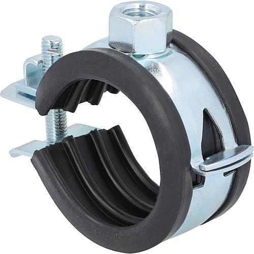 Joint pipe clamp M8, galvanised