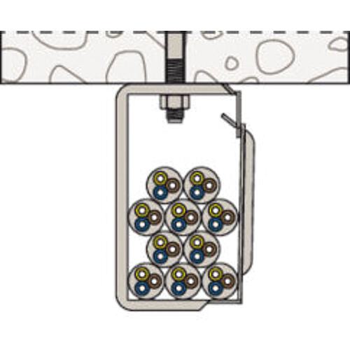 Multi-cable supports Fischer Metall SHA Anwendung 6