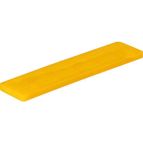 SILISTO® spacer blocks, Classic 100x24x4 yellow PU: 1000