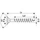 Countersunk head screw Spax Wirox full thread T-Star Plus ø 6.0x80mm, PU 200 pieces