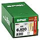 SPAX® wood screw, thread ø d1: 10.0 mm, head ø: 25.0 mm, standard packaging, 4CUT milling cutter