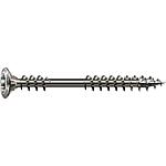 SPAX® pan head screw, fixed thread stainless steel A2, T-STAR plus, milling ribs, 4CUT point, anti-friction coating