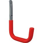 Wall hook with red rubber coating