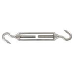 Clamping lock stainless steel A4 with 2 hooks