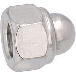 Hexagonal cap nuts, self-locking DIN 986