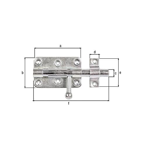 Lock bolt with round handle Anwendung 1