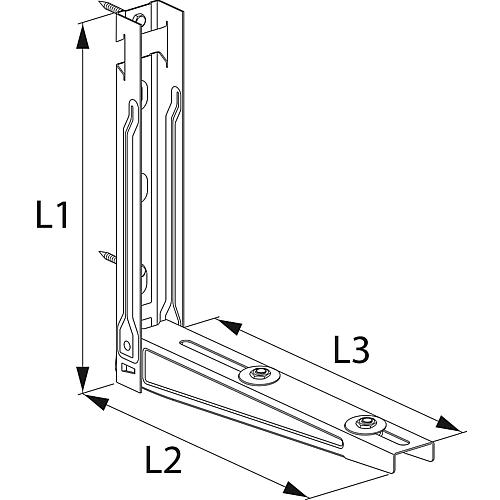 Support mural extérieur pour groupe de climatisation Standard 2