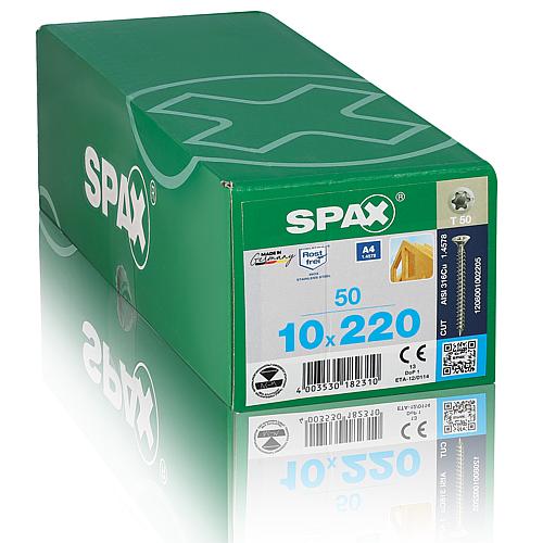 SPAX® wood screw, thread ø d1: 10 mm, head ø: 18.6 mm, standard packaging Anwendung 2