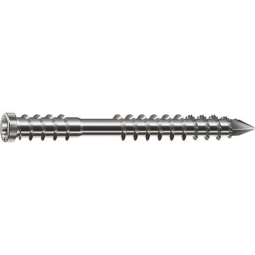 SPAX® patio screw, thread ø d1: 6.0 mm, head ø: 7.0 mm, standard packaging