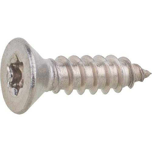 Countersunk self-tapping screws with Torx, A2 stainless steel Standard 1