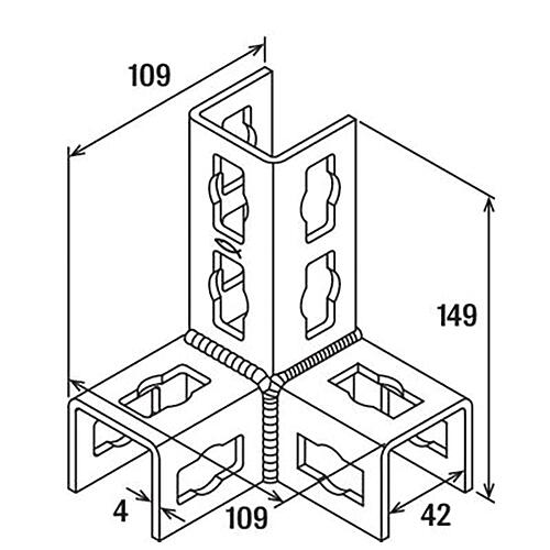 Connecting element PFUF