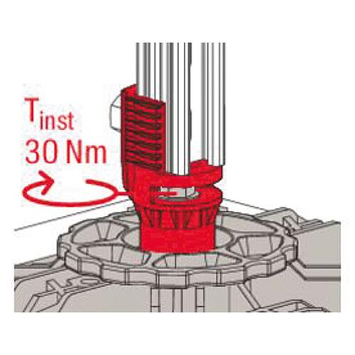 Support pour toit plat Fischer FFRBH articulé Anwendung 16