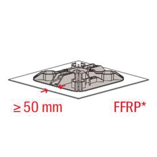 Support pour toit plat Fischer FFRBH articulé Anwendung 8