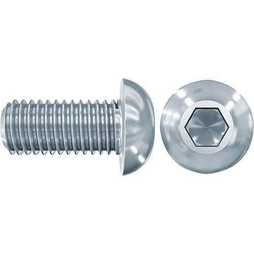 Rounded-head screw Fischer LKS M12 x 25 Standard 1