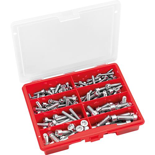 Assortment case cylinder screws DIN 912, 154-piece  Standard 1