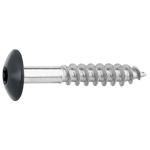 Facade screws for HPL panels A4, 5.5 x 35, RAL 7016 Anthracite, PU: 100