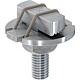 fischer hammer head screw FCN CLIX S, galvanised steel