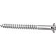 Rounded-head screw, chrome-plated brass Standard 1