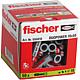 Pack chevilles Fischer Duopower 10 x 50 avec mousse de montage