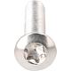 Countersunk pan head screws with TX ISO 14584 stainless steel A2 M4
