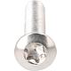 Countersunk pan head screws with TX ISO 14584 stainless steel A2 M5