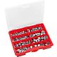 Assortment case lock nuts DIN985 galvanised, 310 pieces