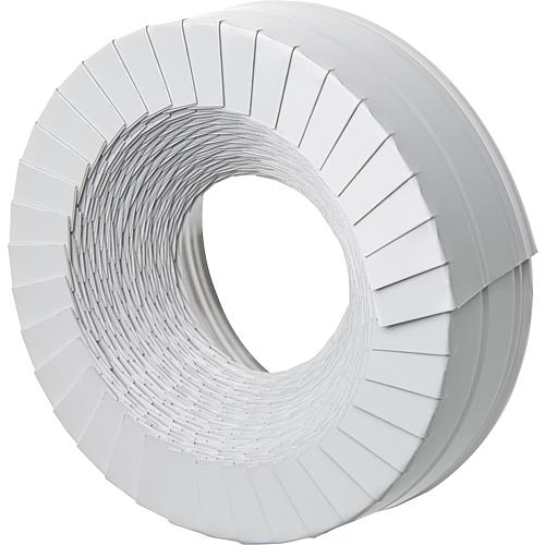 Lamella end tape, grey, 20 mm / 10 metres