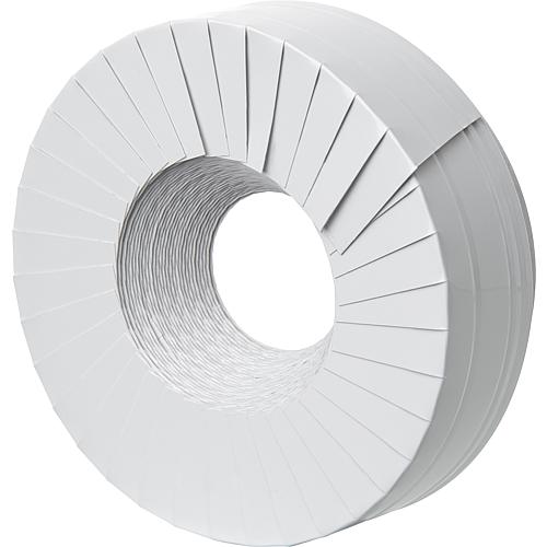 Lamella end tape, grey 30 mm / 10 metres