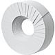 Lamella end tape, grey 30 mm / 10 metres