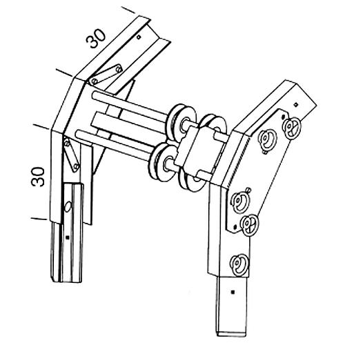 Pièce angulaire version courte Standard 2