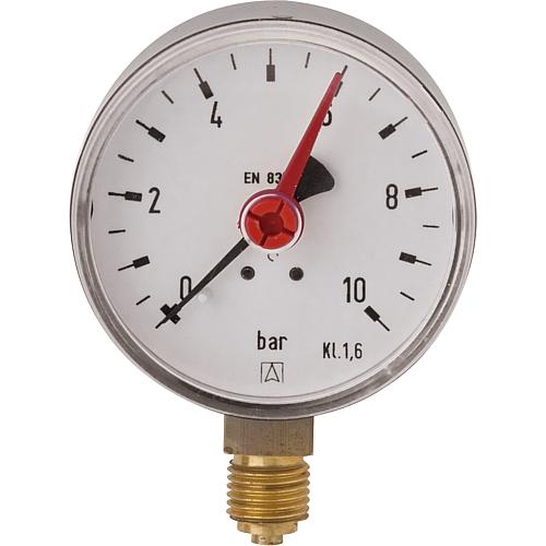 Bourdon tube pressure gauge Solar ø 63 mm, DN8 (¼") radial