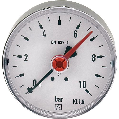 Bourdon tube pressure gauge Solar ø 63 mm, DN8 (¼") axial